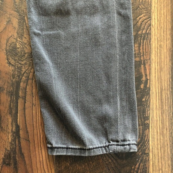 Express Jeans Super Skinny Fit Mens 32x32 (ACTUAL 32x30) Faded Black Distressed - Picture 2 of 16